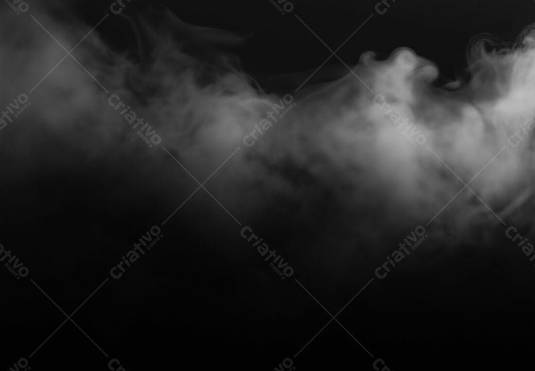 Textura Fumaça Branca para Fundo Escuro
