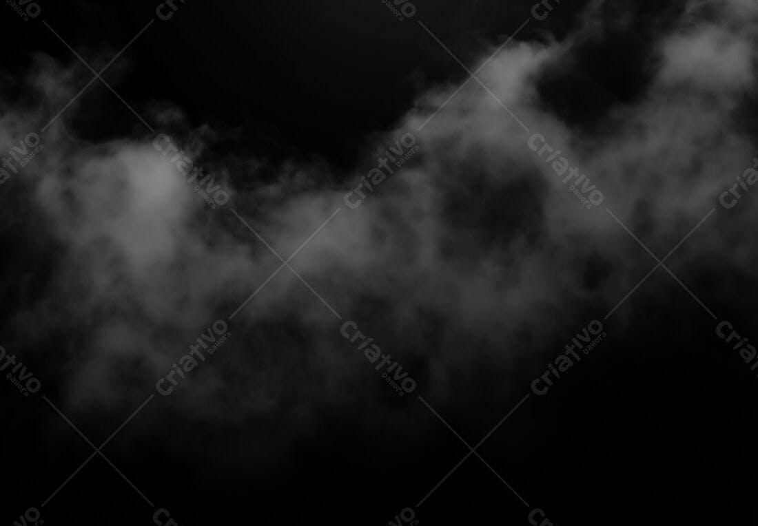 Textura Fumaça Negra para Fundo de Foto