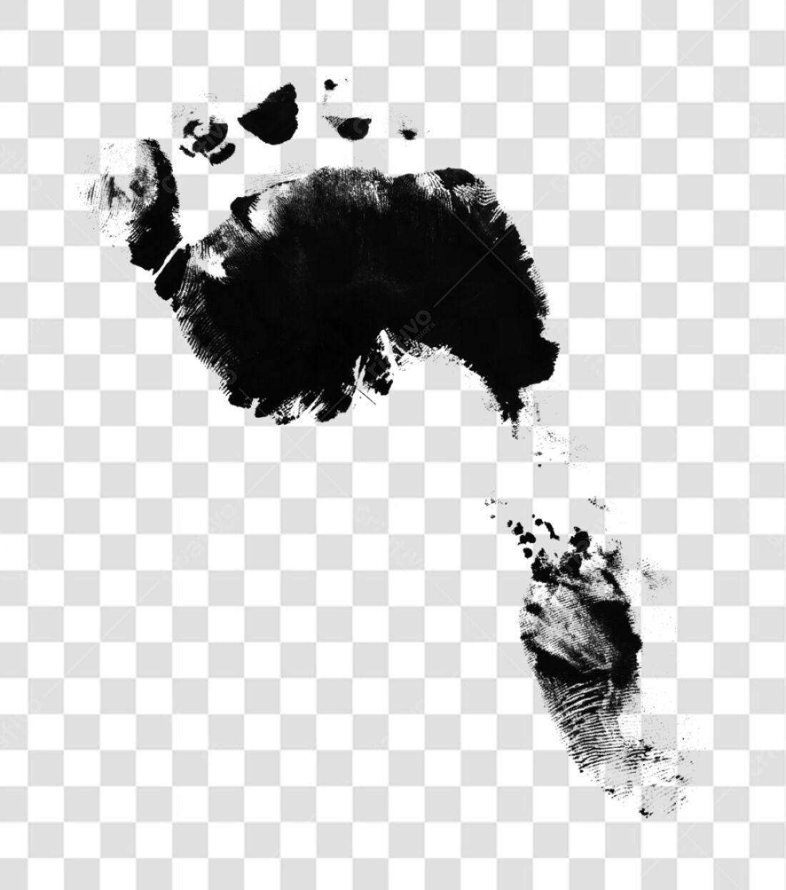 PNG Pegada de Pé com fundo transparente