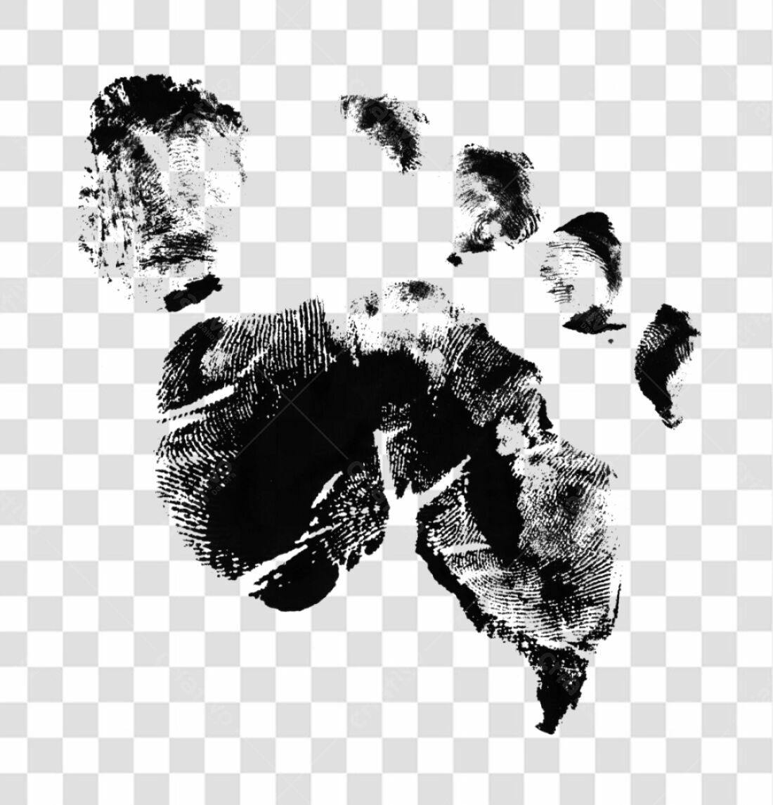 PNG Impressão Digital para Design Moderno com fundo transparente