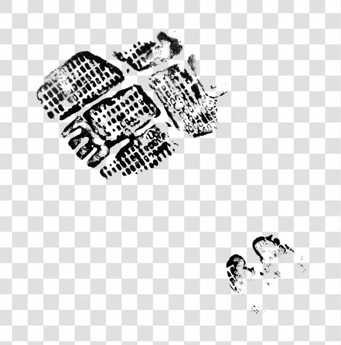 PNG Pegadas de Sapato com fundo transparente