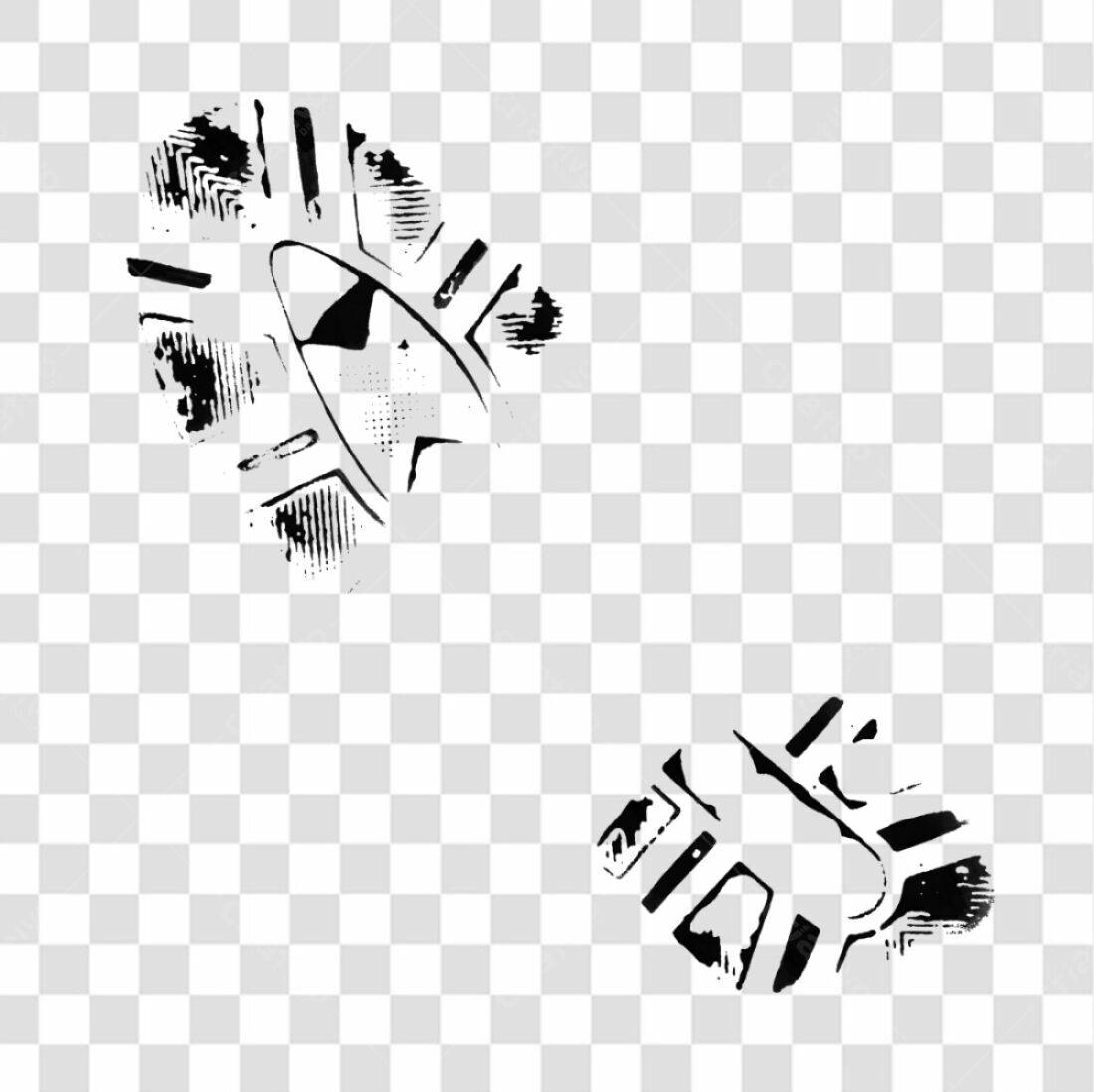 PNG Pegadas de Sapato com fundo transparente