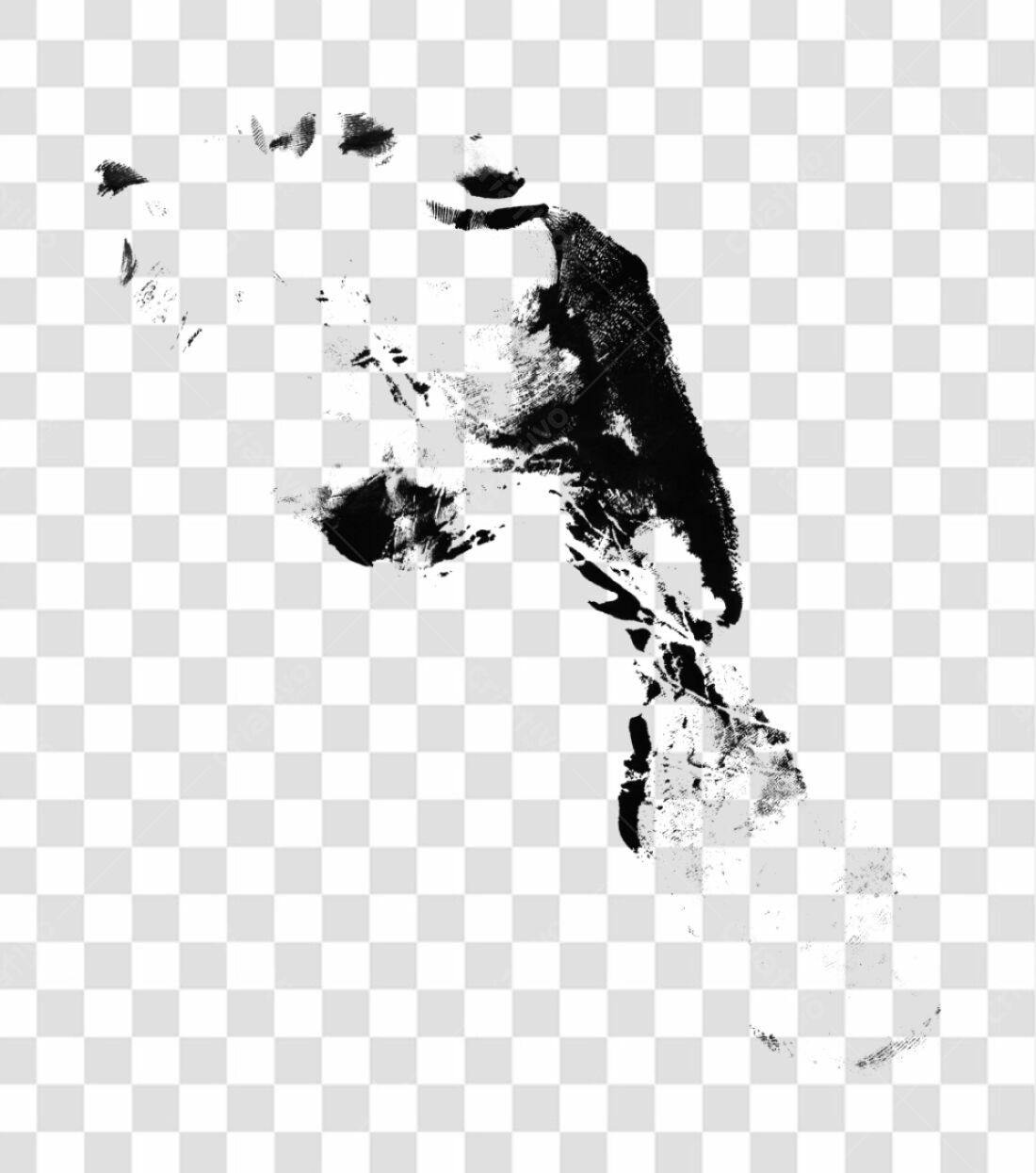 PNG Elemento gráfico abstrato preto e branco com fundo transparente