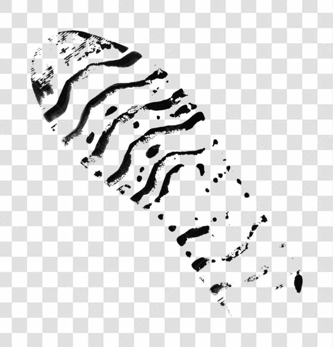 PNG Marca de Pé com fundo transparente