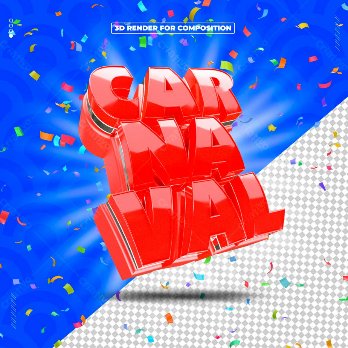 Kit Festa Carnaval PSD Editável