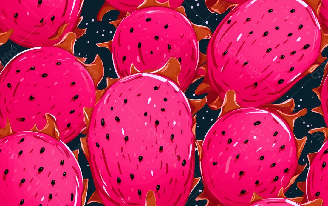 Textura Pitaya Rosa para Fundo Tropical