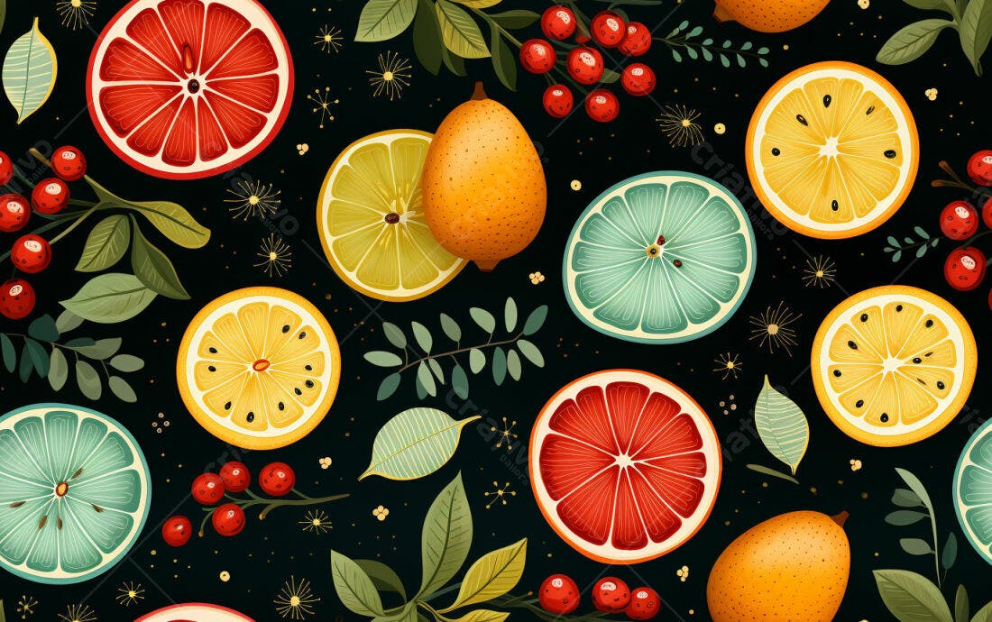 Textura frutas cítricas para fundo vibrante