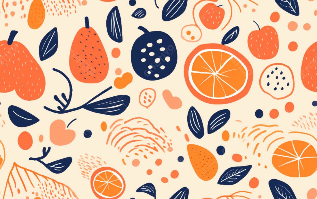 Textura Frutas Abstrato para Fundo