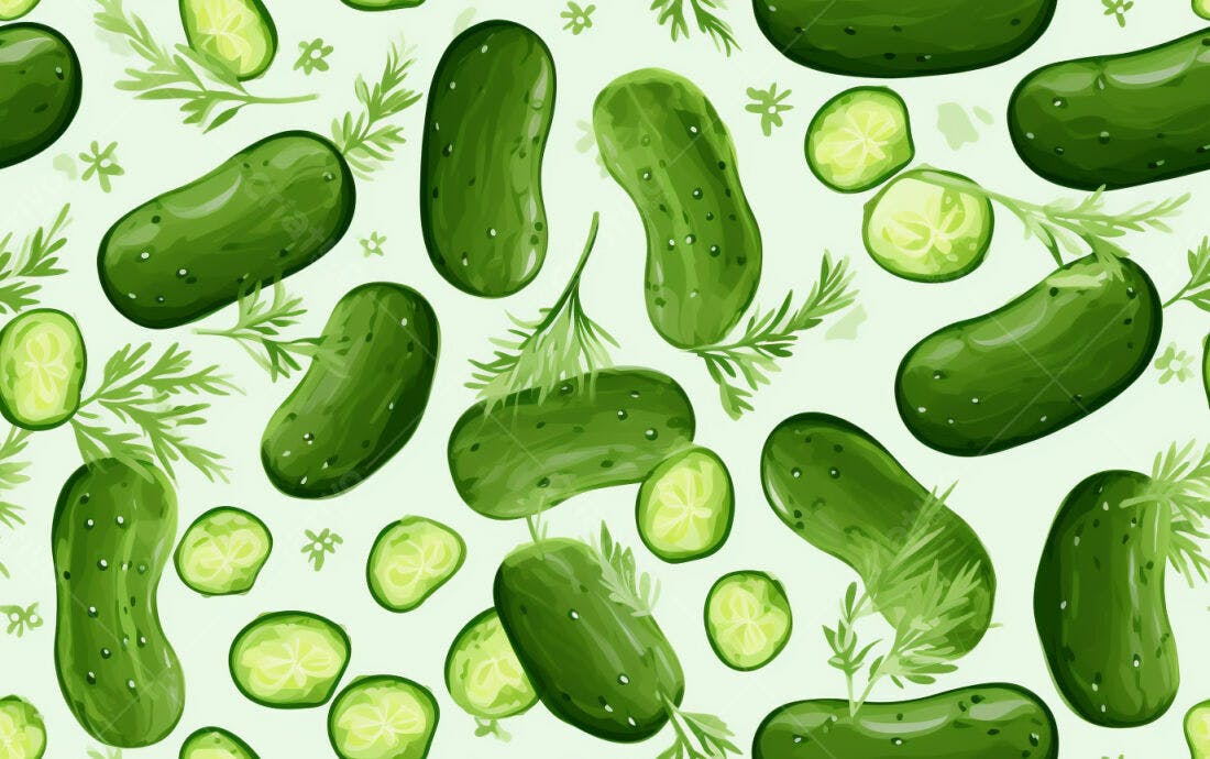 Textura Pepino Verde para Fundo