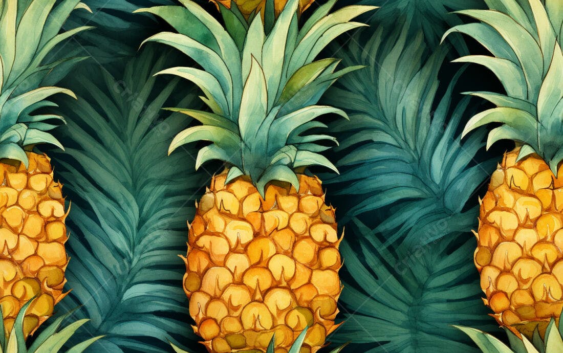 Textura abacaxi tropical para fundo