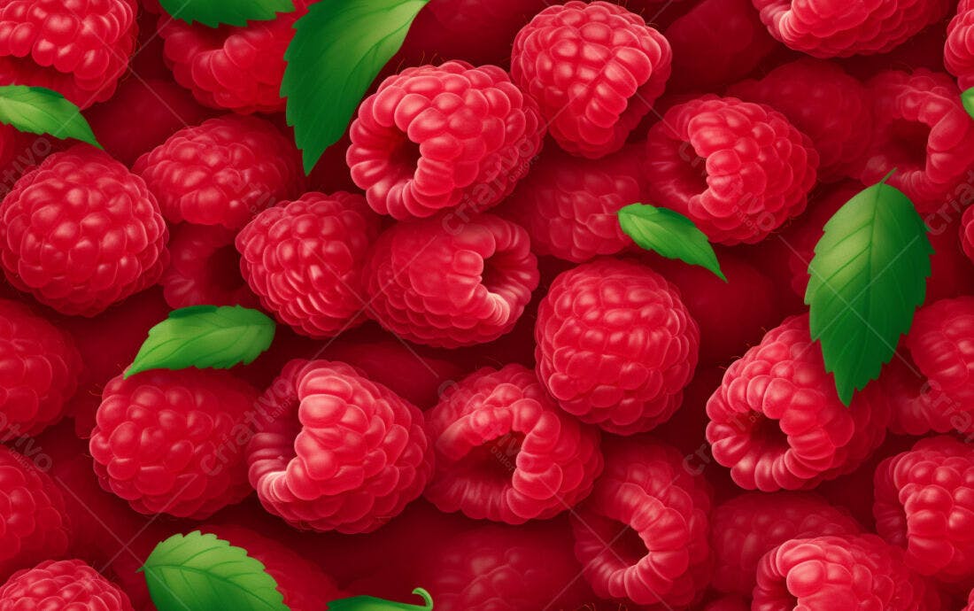 Textura Framboesa Vermelha para Fundo