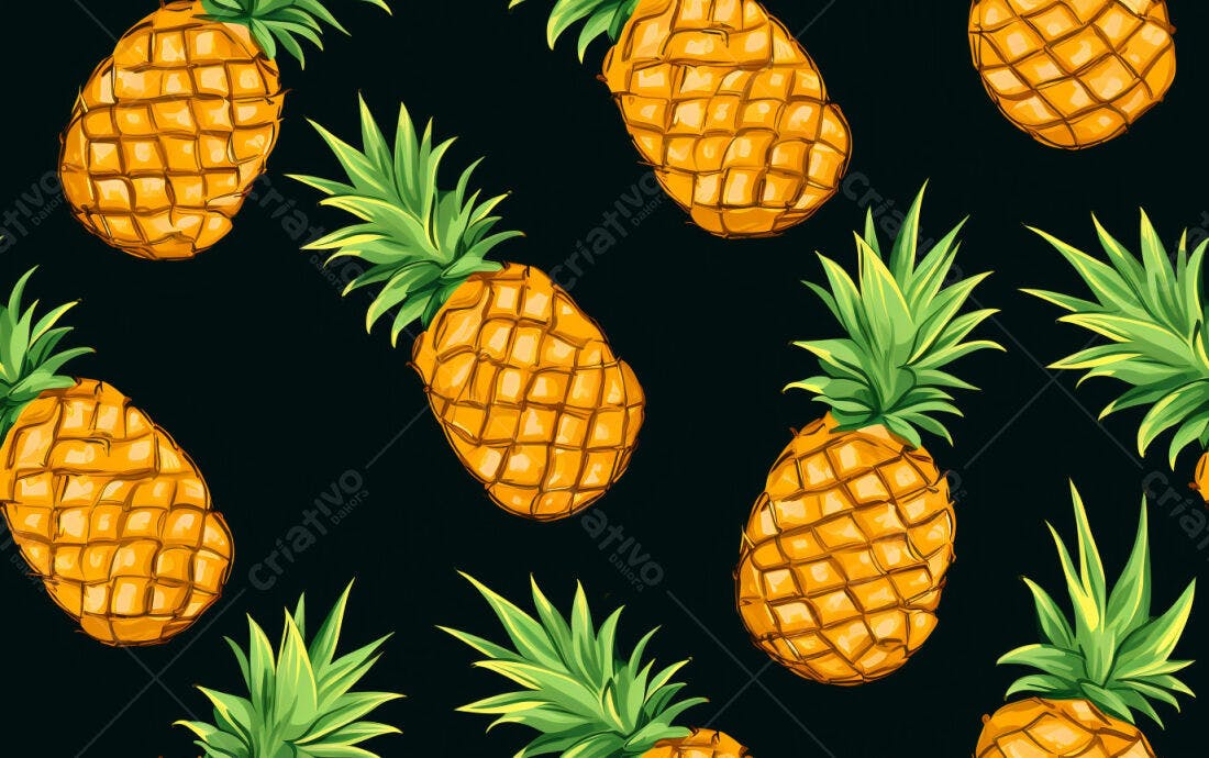 Textura abacaxi tropical para fundo