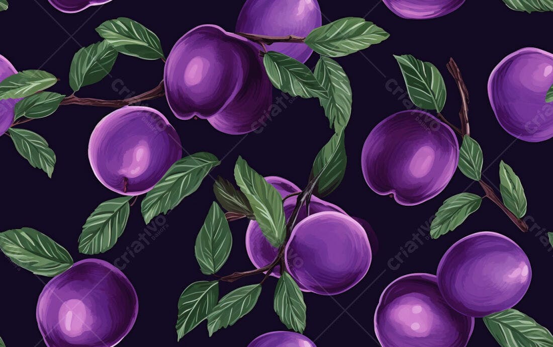 Textura Frutas Ameixas Roxas para Fundo