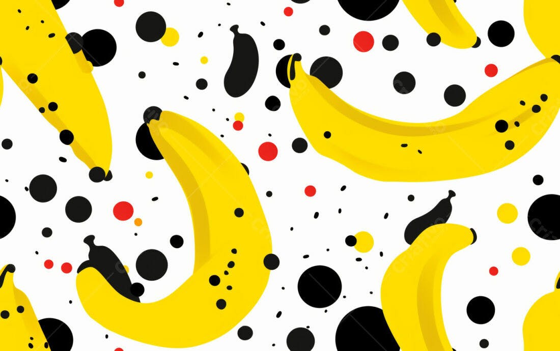 Textura Banana Abstrata para Fundo Moderno
