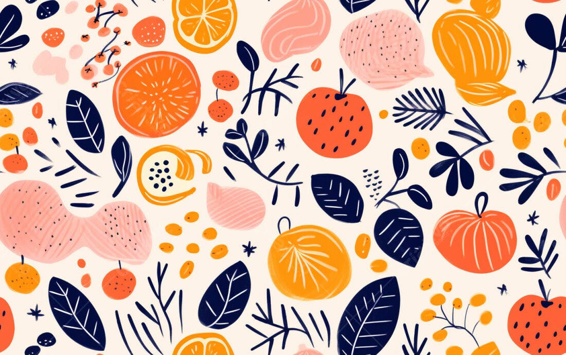 Textura Frutas Abstrato para Fundo