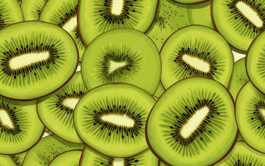 Textura Kiwi fatiado para fundo