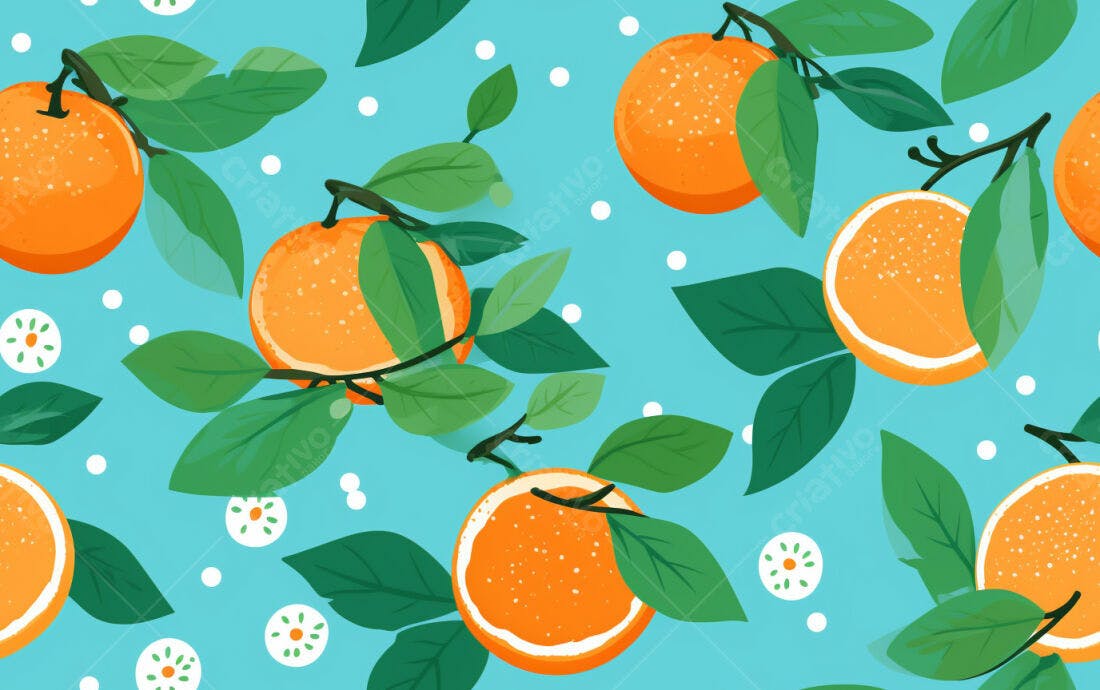 Textura Frutas Cítricas para Fundo Moderno