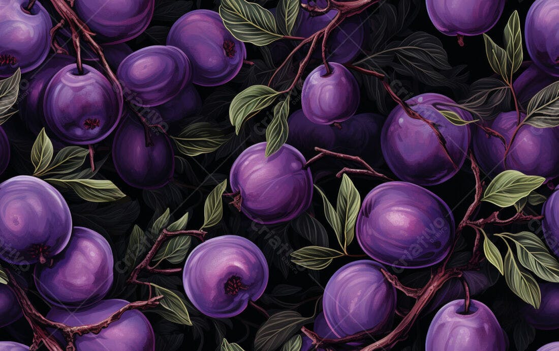 Textura Frutas Roxas para Fundo