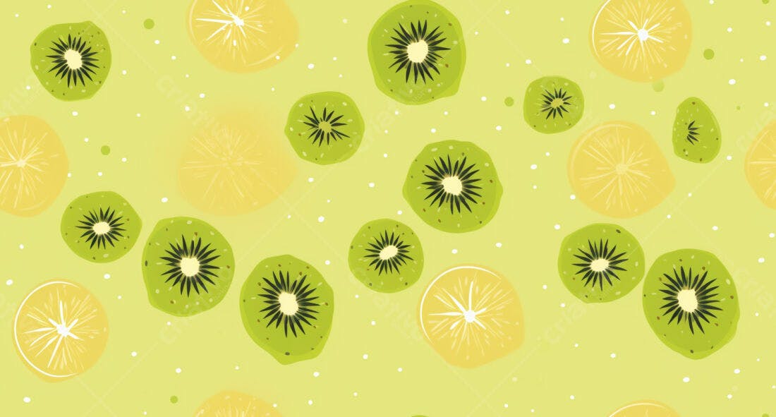 Textura Frutas Kiwi Limão para Fundo