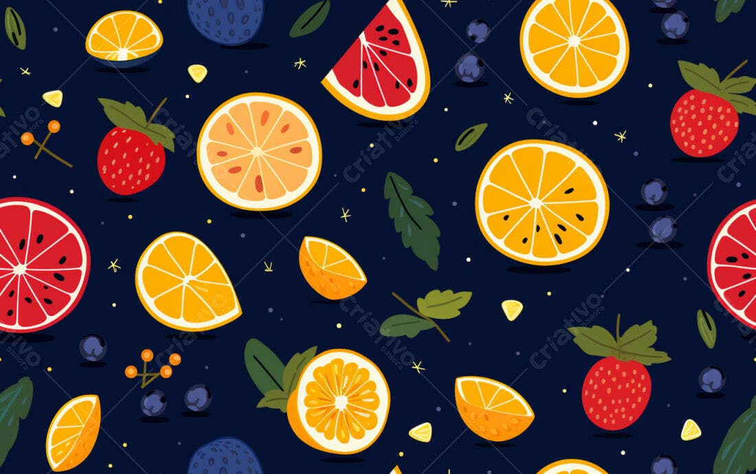 Textura frutas tropicais vibrantes para fundo