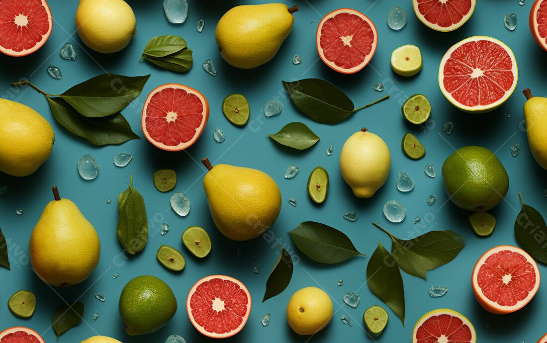 Textura Frutas Cítricas para Fundo