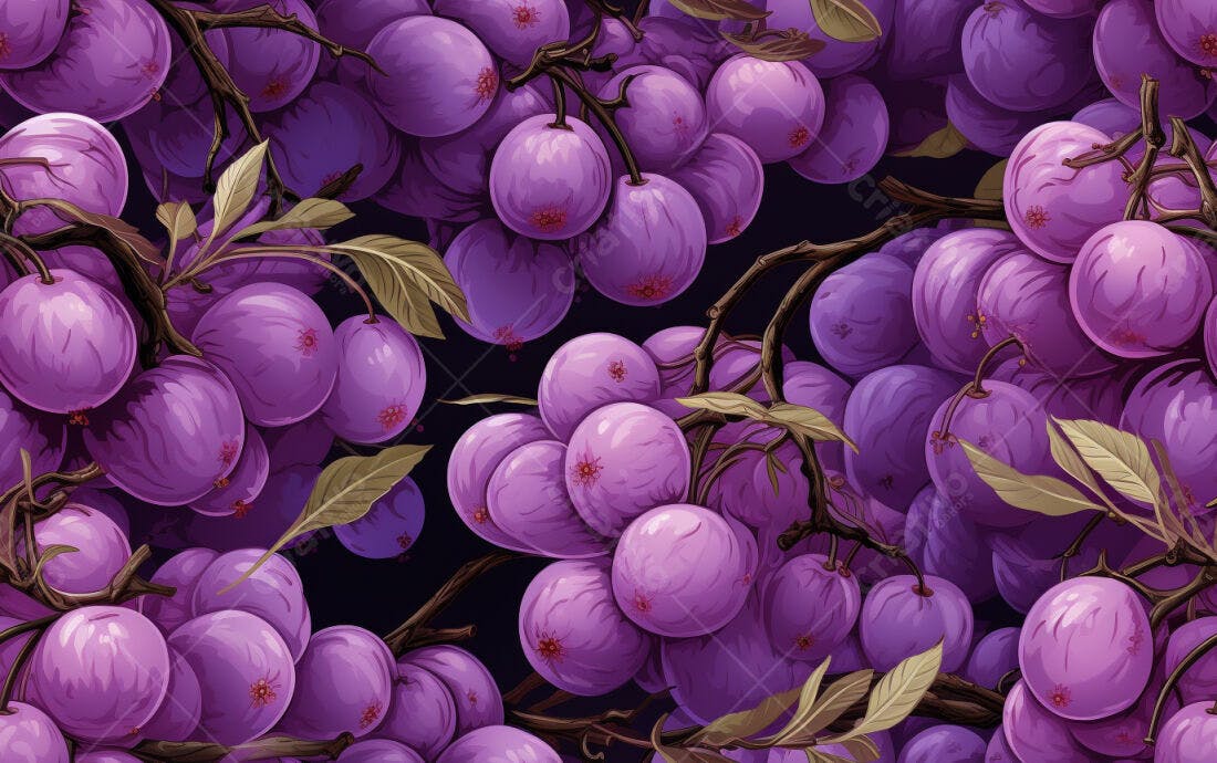 Textura Frutas Roxas para Fundo