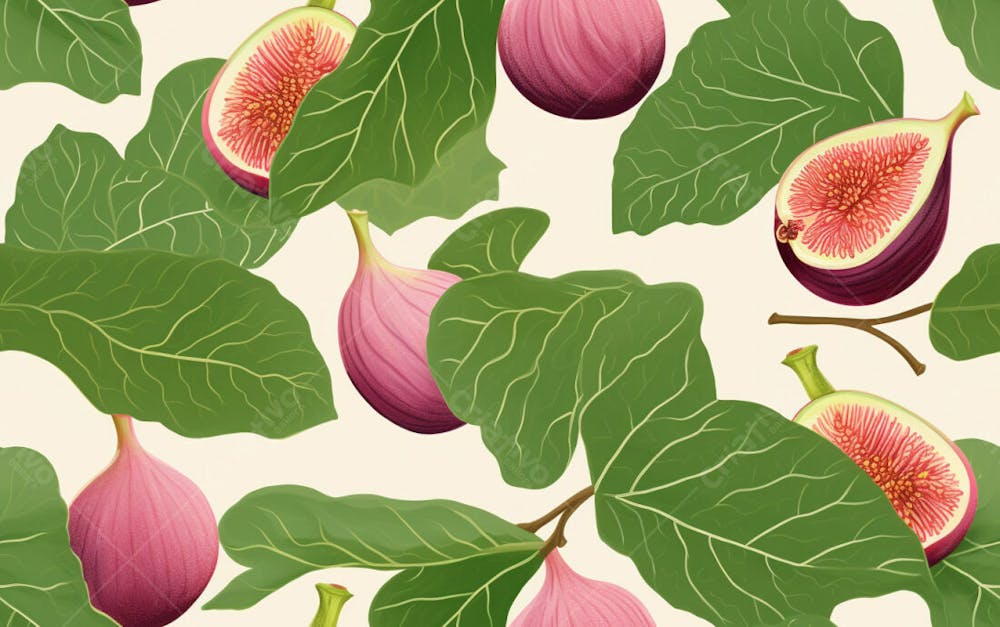 Figs and Leaves Texture for Wallpaper | Texturas Premium [download]