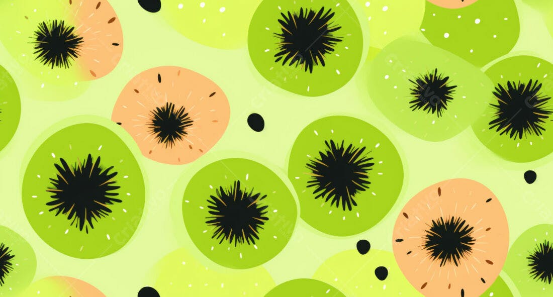 Textura Kiwi Verde e Laranja para Fundo