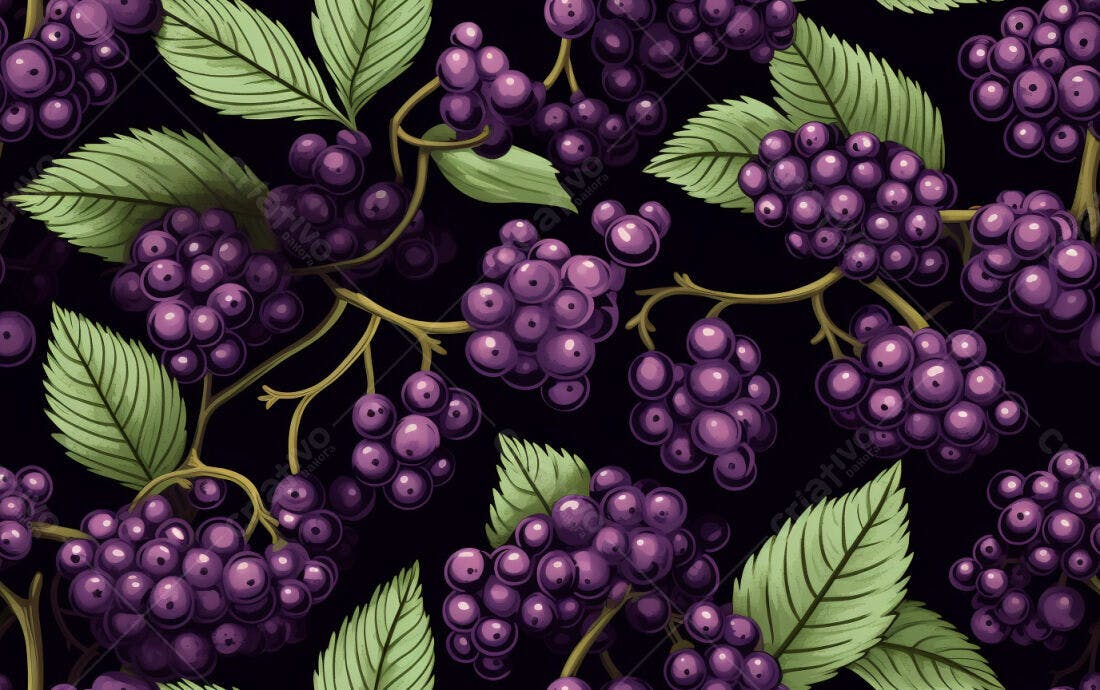 Textura Frutas Silvestres Escuras para Fundo