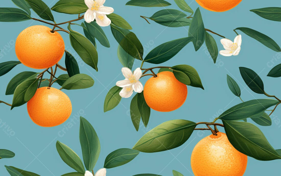Textura Frutas Cítricas para Papel de Parede