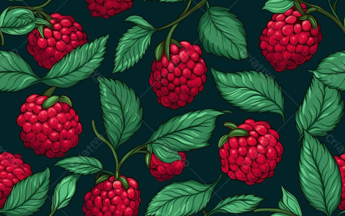 Textura Framboesa Vermelha para Fundo