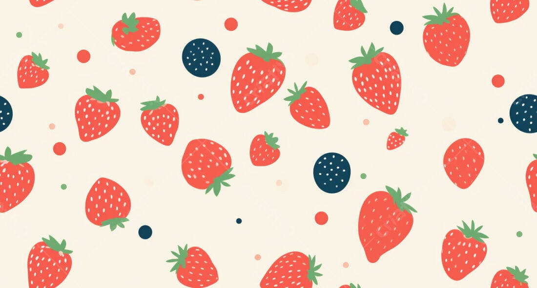 Textura Morango Vermelho para Fundo
