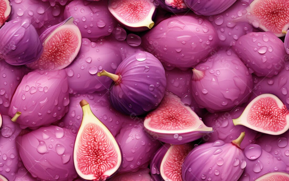 Textura Figos Rosas para Fundo Moderno