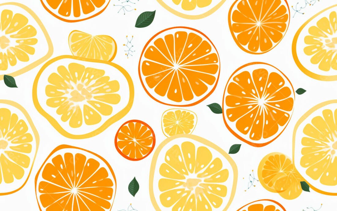 Textura frutas cítricas vibrantes para fundo