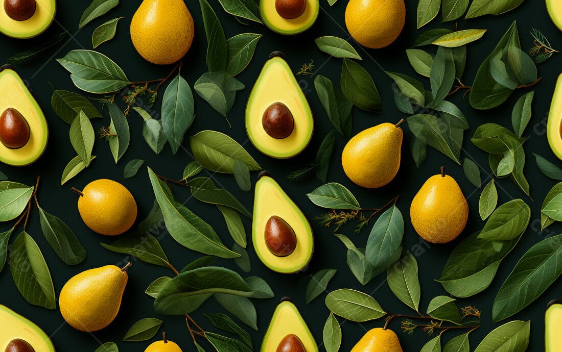 Textura Frutas Tropicais para Fundo