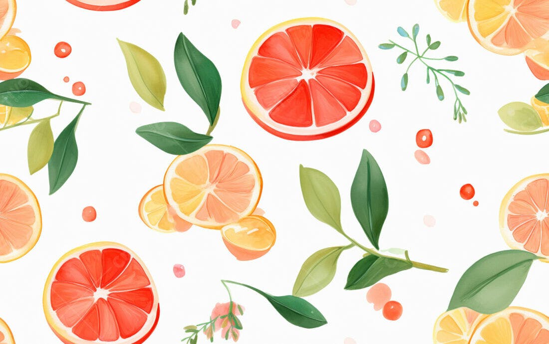 Textura Frutas Cítricas para Fundo