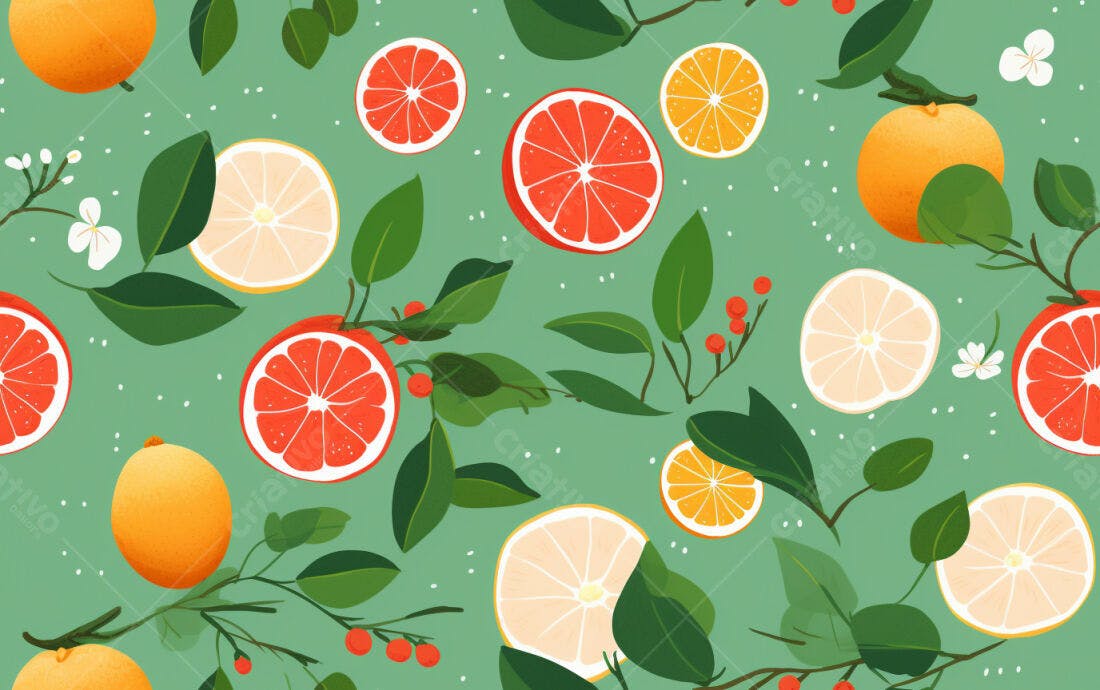 Textura Frutas Cítricas para Fundo