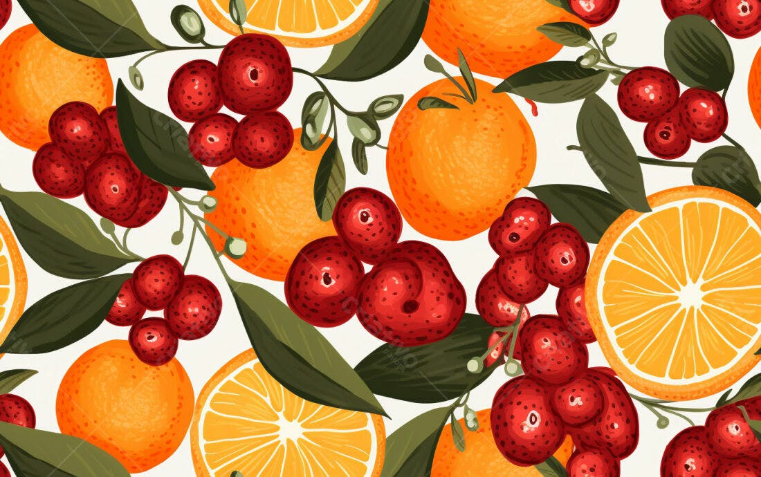 Textura Frutas Cítrica para Fundo