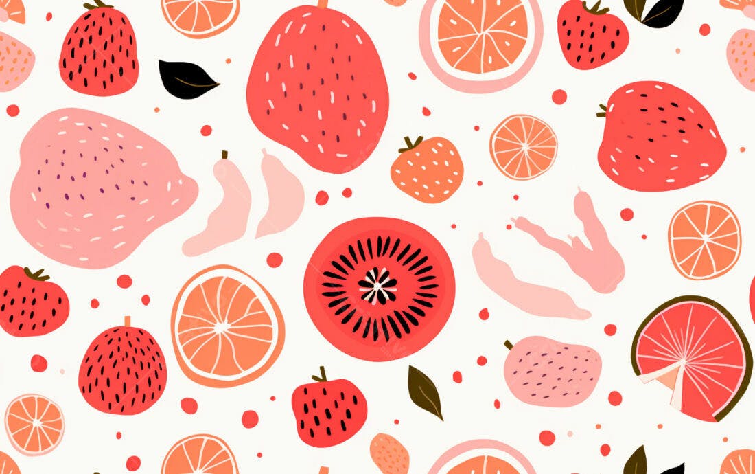 Textura frutas tropicais verão para fundo