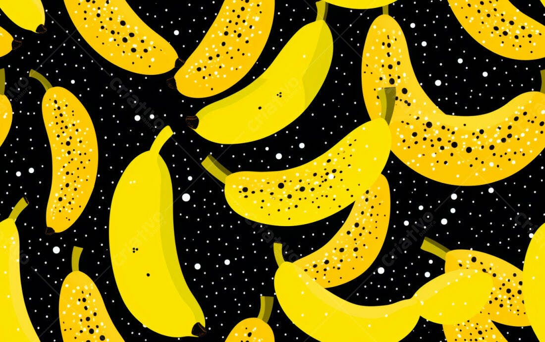 Textura Banana Amarela para Fundo Moderno