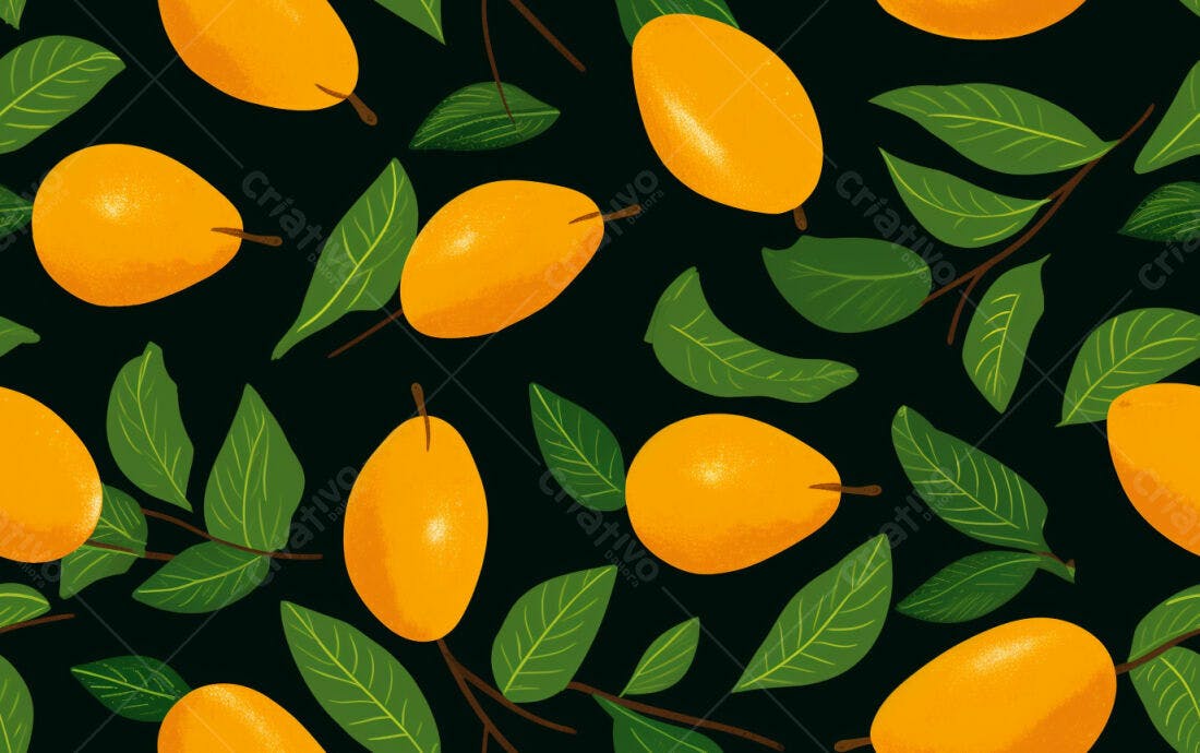 Textura Frutas Tropicais para Fundo