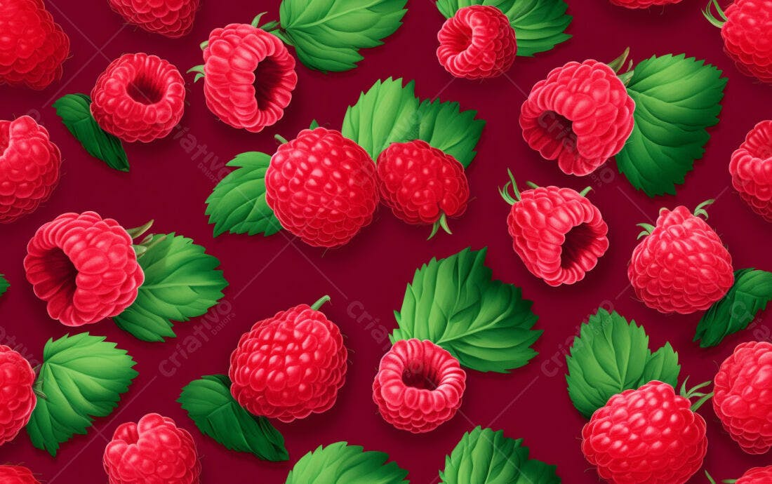 Textura Framboesa Vermelha para Fundo