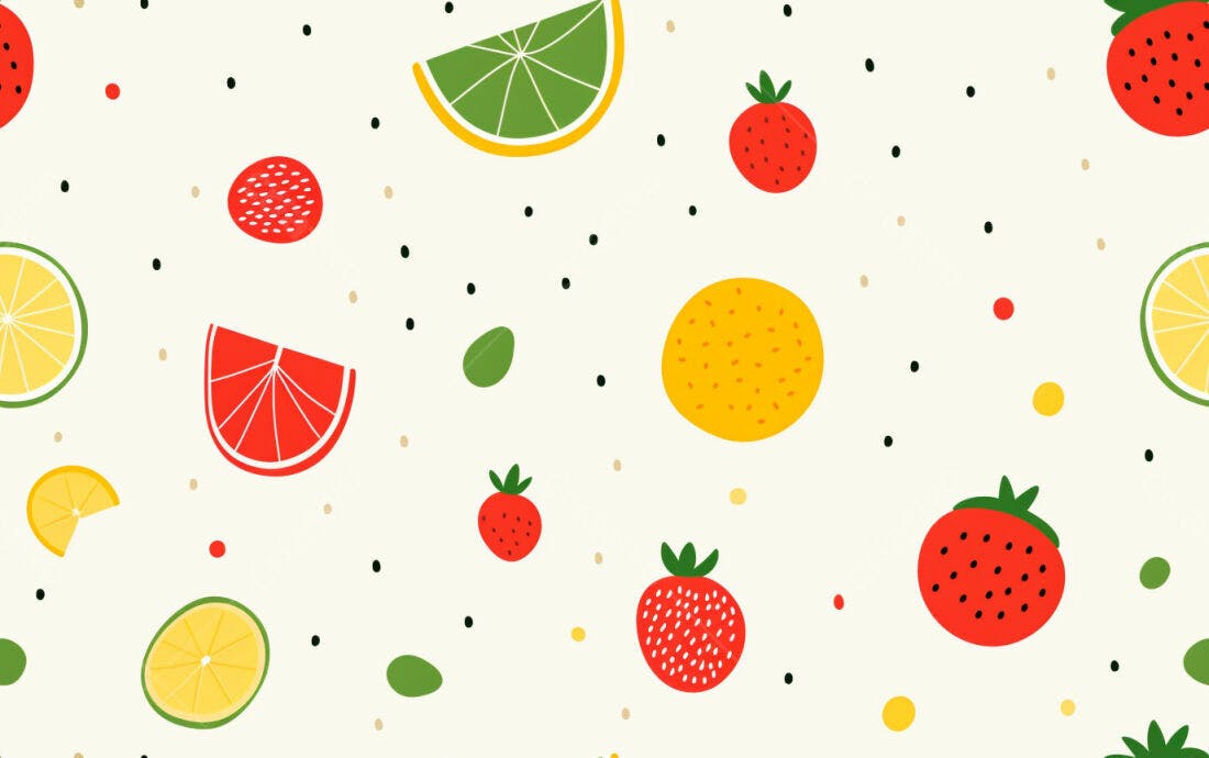 Textura frutas verão para fundo