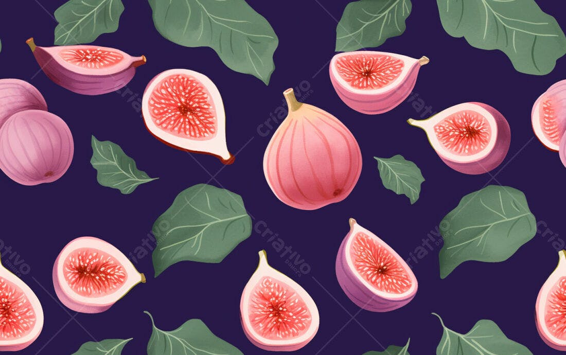 Textura Figos Rosa e Roxo para Fundo