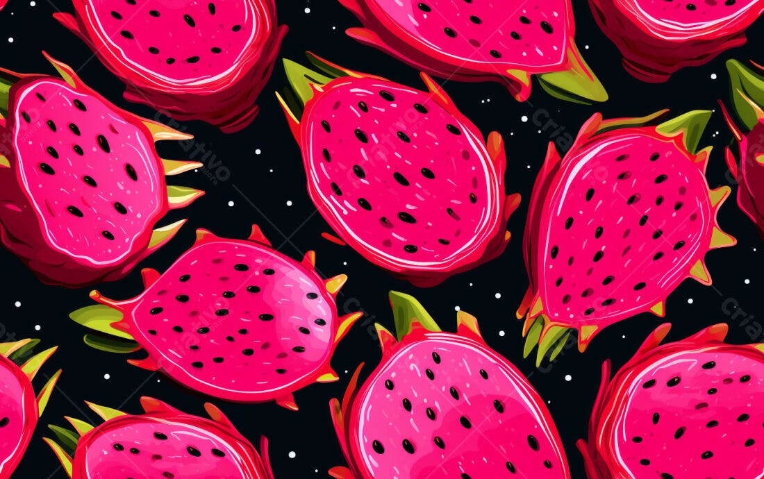 Textura Pitaya Rosa para Fundo Tropical