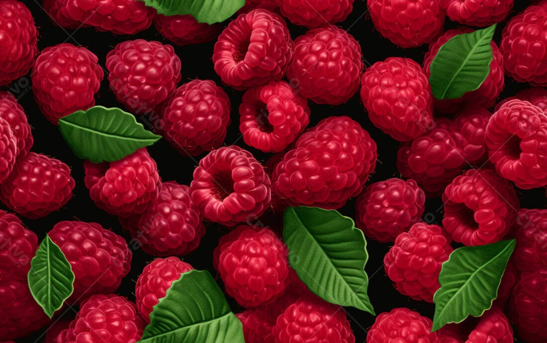 Textura Framboesa Vermelha para Fundo