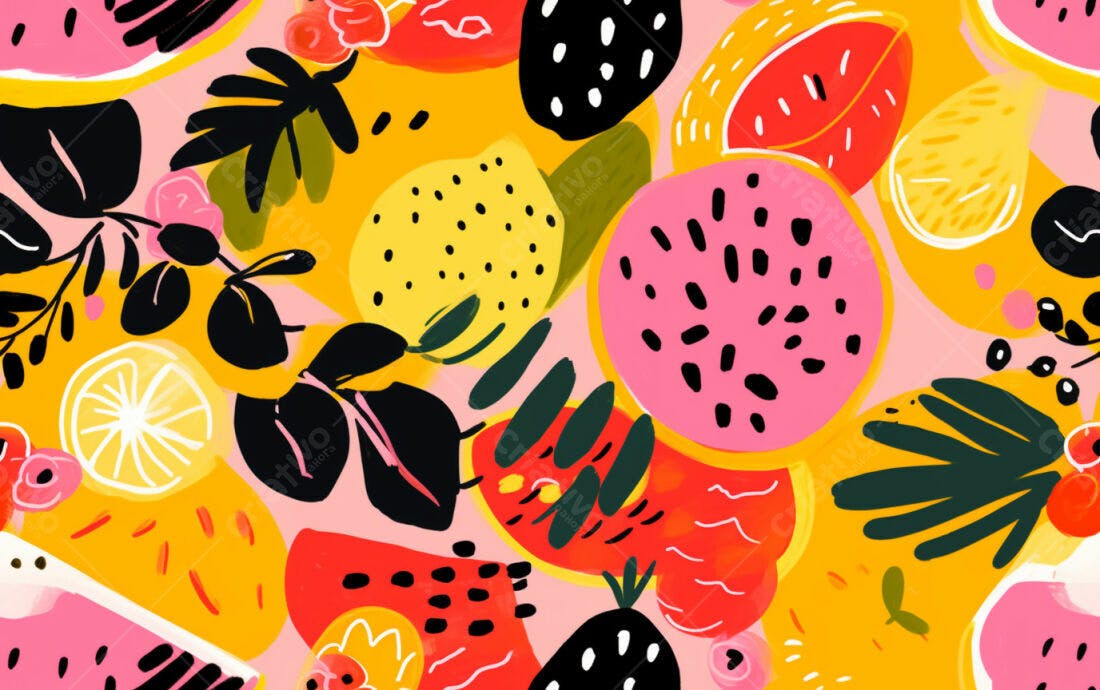 Textura frutas tropicais vibrantes para fundo