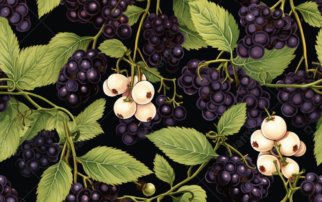 Textura Frutas Silvestres para Fundo