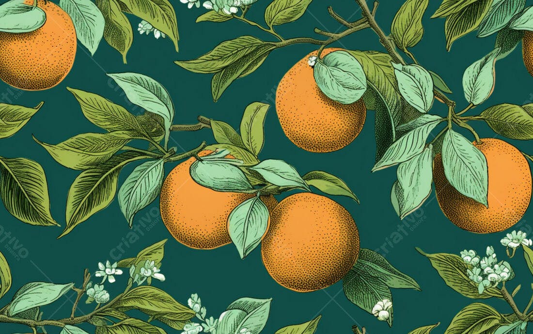 Textura Frutas Cítricas para Papel de Parede