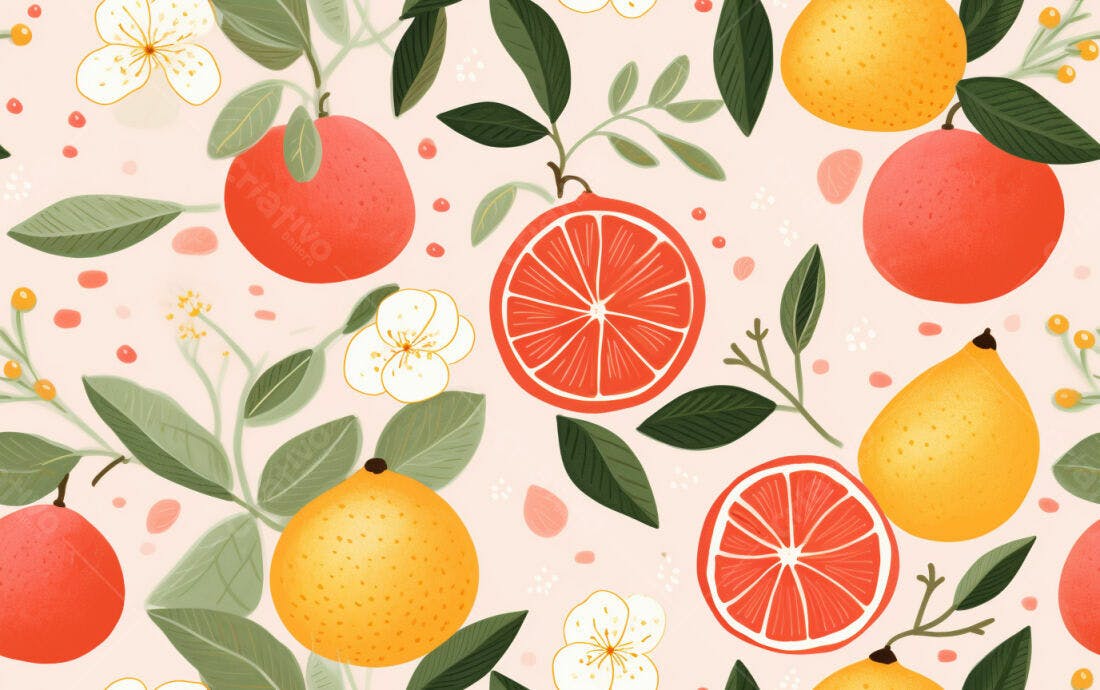 Textura Frutas Cítricas para Fundo